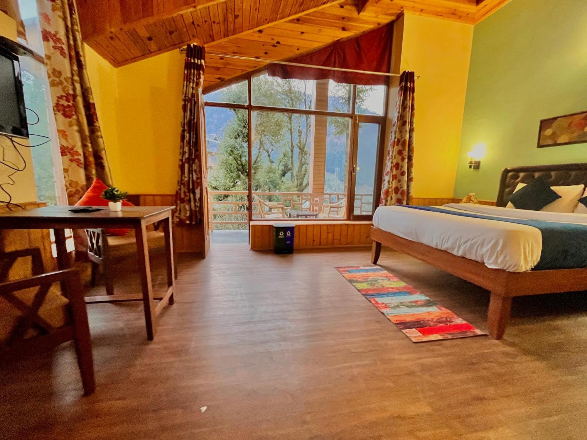 The Manu Emerald # Farmhouse # Top Selling Cottage In Manali # Peaceful Heritage Cozy Stay # Lawn With Bonfire # Most Awarded Exterior foto